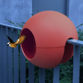 Vogelfutterhaus Birdball Ø 30 cm - Marsala