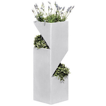 Pot de fleurs Planttower blanc 100 cm