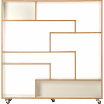 Regal & Raumteiler Southbury White 140 x 143 cm