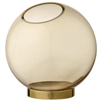 Vase Globe Amber