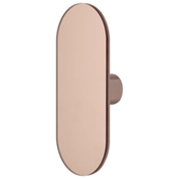 Wall hook Ovali 16 cm - Rosé