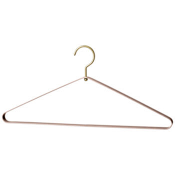 Set of 2 Vestis Hangers - Rosé/Gold