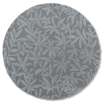 Designer rug "Cleavers" gray - hand-tufted, 100% wool