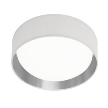 LED Deckenleuchte „Gianna“ Ø 37 cm - Weiss/Silber