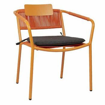 High quality garden chair "Kiwi" - Orange
