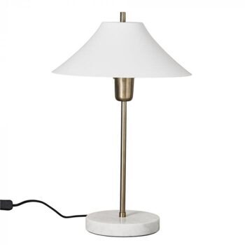 Table lamp "Sofia White" with marble base Ø 17.5 / height 52 cm