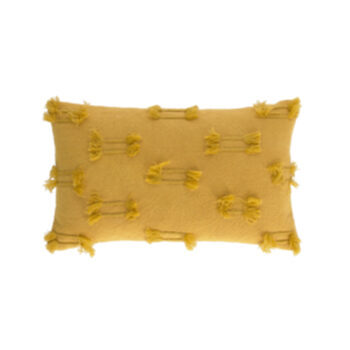 Taie d'oreiller Caitlin 30 x 50 cm 100% coton - jaune moutarde