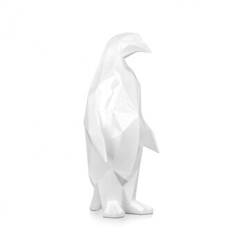 Design-Skulptur Pinguin 50 cm - White