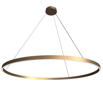 LED hanging lamp "Rim Gold" Ø 100 cm