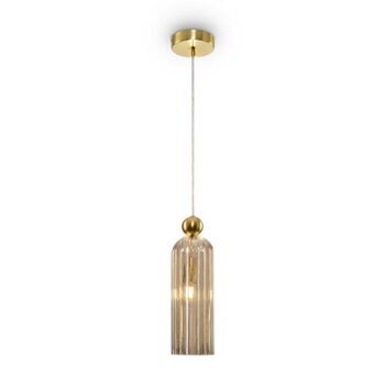 Elegant hanging lamp "Antic" Amber Ø 10/ H 34.7 cm