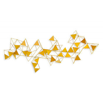 3D wall sculpture "Triangle" 53x115 cm