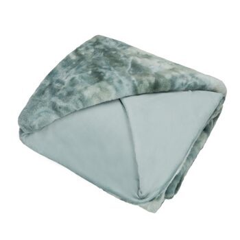 High-quality, luxurious cuddly blanket "Rumba", Green