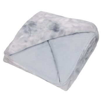 High-quality, luxurious cuddly blanket "Rumba", Silver