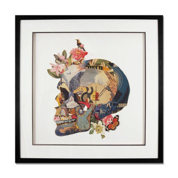 3D-Effekt Bild „Skull“ 60x60 cm