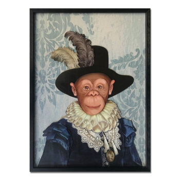 3D-Effekt Bild „Monkey II“ 80x60 cm
