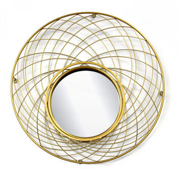 Round design mirror Luna Ø 81 cm
