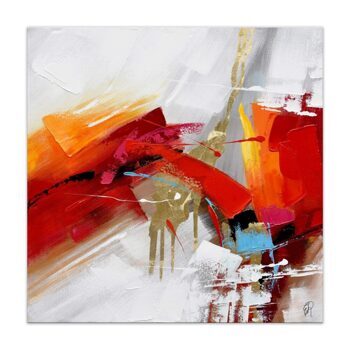 Hand painted picture "Seven" 100x100 cm