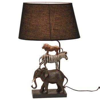 Design Tischlampe „Safari“, Ø 24.5 x Höhe 70 cm