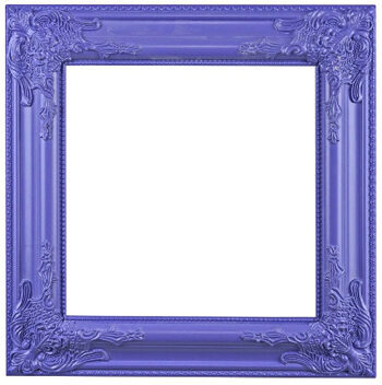 Decorative baroque frame "Venice" 42 x 42 cm - Purple