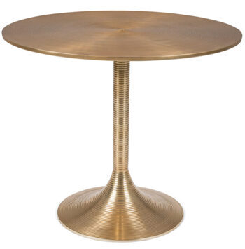 Round dining table "Hypnotising Gold" Ø 92 cm