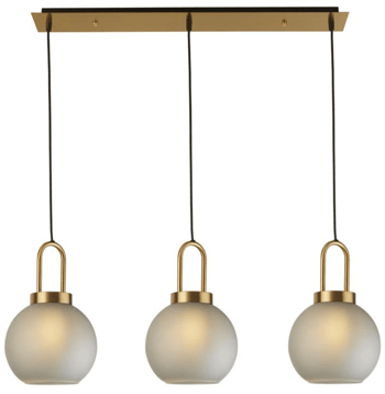 Height-adjustable hanging lamp "Snowdrop" 85 x 120 cm