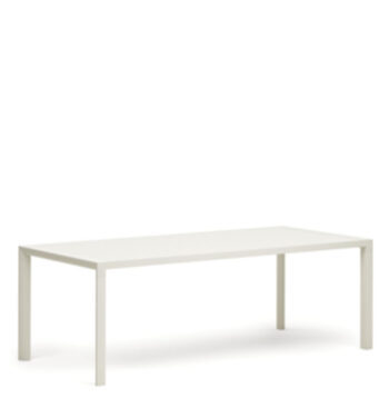 Hochwertiger Gartentisch „Culipo“ 220 x 100 cm - Weiss