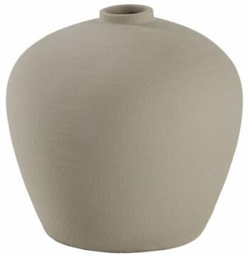Handmade floor vase Catia Ø 39 cm - brown gray