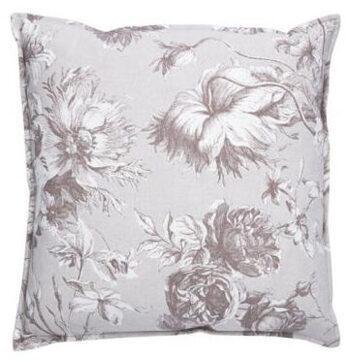 Cushion "Emma" incl. 100% cotton filling 40 x 40 cm - Ivory/Purple