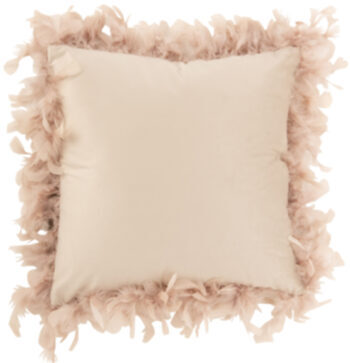 Velvet cushion "Luxury* 45x45 cm - powder pink