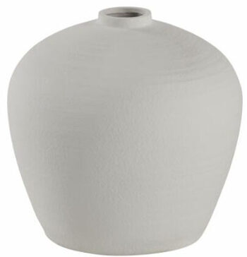Handmade floor vase Catia Ø 39 cm - White