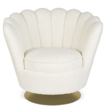 Swivel design armchair "Mother of all Shells