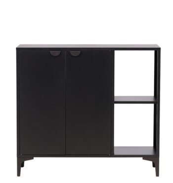 Storage cabinet "Piring" 110 x 100 cm, Black