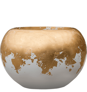 Flowerpot "Luxe Lite Glossy Globe" Ø 39 cm - Gold