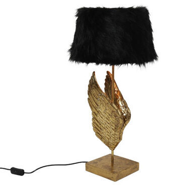 Design table lamp "Golden Wings" 31 x 67.5 cm