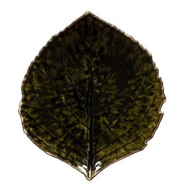 Brotteller „Hydrangea Leaf“ Forest 17.2 x 15 cm (6 Stück)