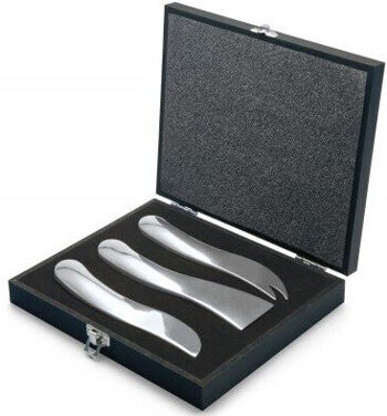 3-piece cheese knife set Wave