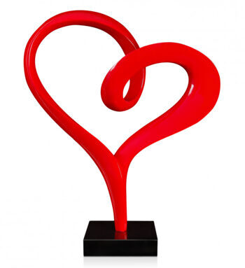 Design sculpture heart - Red