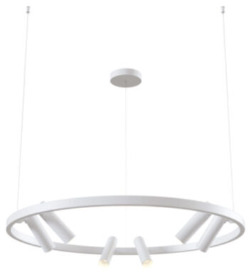 Flexible LED-Hängelampe Satellite White Ø 90 cm