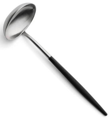 Goa Silver Black Sauce Spoon