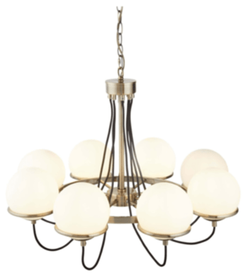 Height adjustable hanging lamp "Sphere" Ø 75 cm