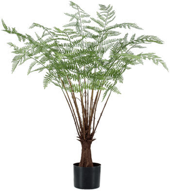 Lifelike artificial plant "Fern verzweigt", Ø 60/ height 101 cm