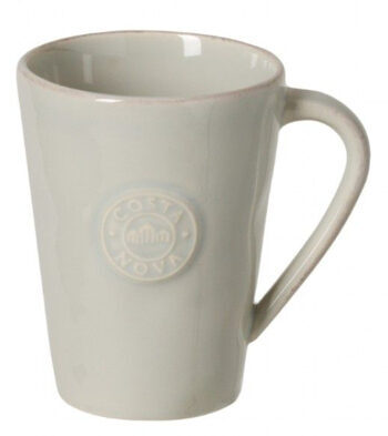 Tea/coffee mug "Nova" 360 ml (6 pieces) - Grey