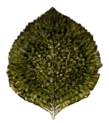 Salat-/Dessertteller „Hydrangea Leaf“ Forest 21.8 x 19.1 cm (6 Stück)