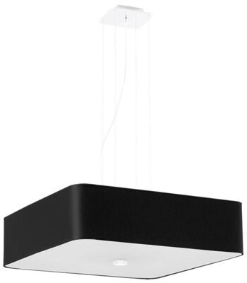 Modern chandelier "Lokko LV" - Black