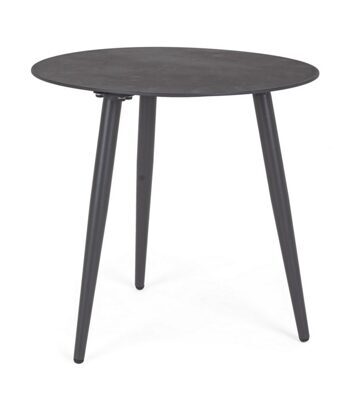 Outdoor side table "Ridley" Ø 50/ H 48 cm - anthracite