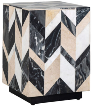 Handmade design side table "Rostelli" from marble