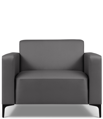 Outdoor lounge chair "Kos" - dark gray