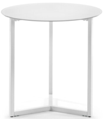Side table Leonard Ø 50 cm - White