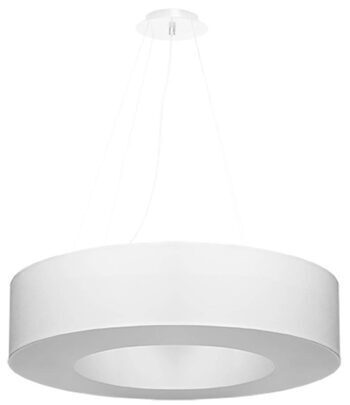 Modern chandelier "Saturno LXX" - White