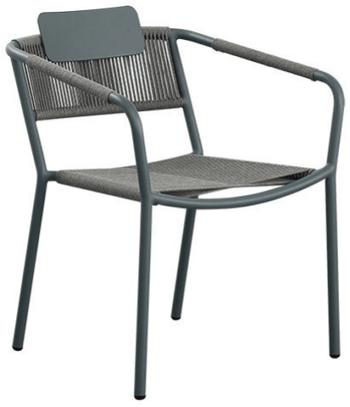 High quality garden chair "Kiwi" - Grey